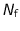 $N_{\text{f}}$