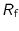 $R_{\text {f}}$