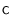 $\text{c}$