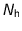 $N_{\text {h}}$